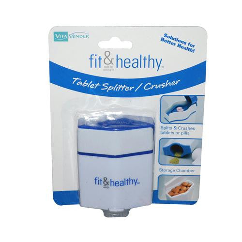 Fit and Healthy VitaMinder Tablet Splitter Crusher - 1 Unit