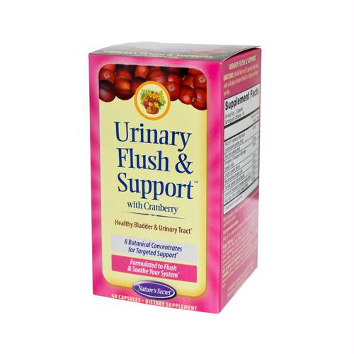 Natures Secret Urinary Cleans and Flush with Cranberry Extract - 60 Capsules