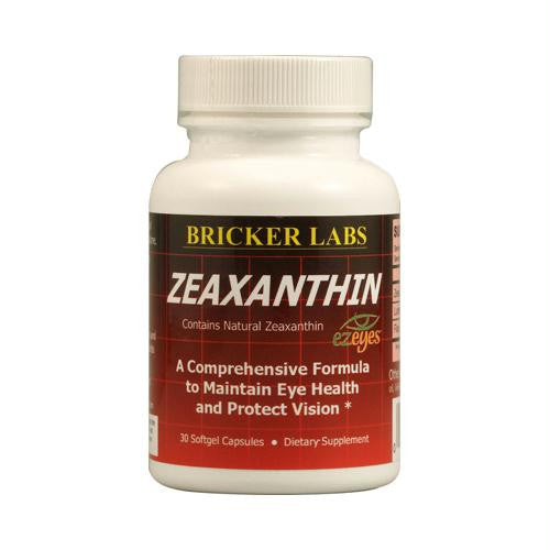 Bricker Labs Zeaxanthin with Lutein - 30 Softgels