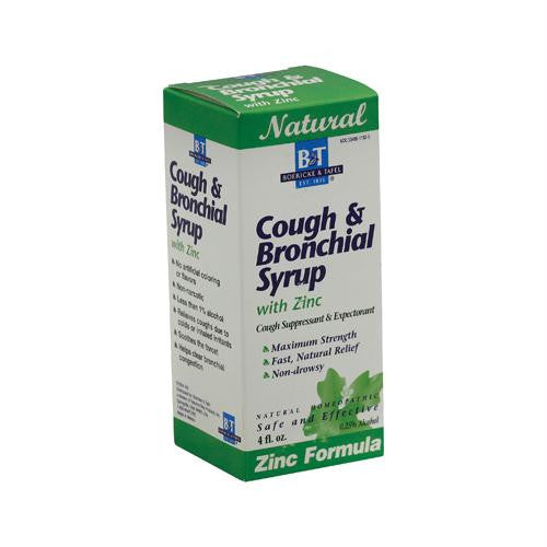 Boericke and Tafel Cough and Bronchitis Syrup with Zinc - 4 oz