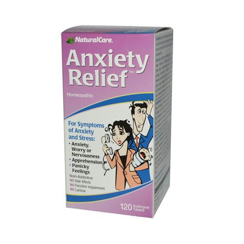 Natural Care Anxiety Relief - 120 Sublingual Tablets