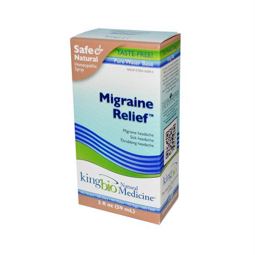 King Bio Homeopathic Migraine Relief - 2 fl oz