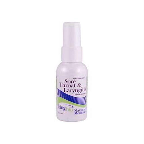 King Bio Homeopathic Sore Throat and Laryngitis Reliever - 2 fl oz