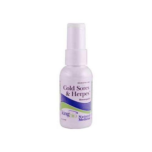 King Bio Homeopathic Cold Sores and Herpes Reliever - 2 fl oz