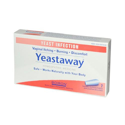 Boiron Yeastaway Vaginal Suppositories - 7 Suppositories