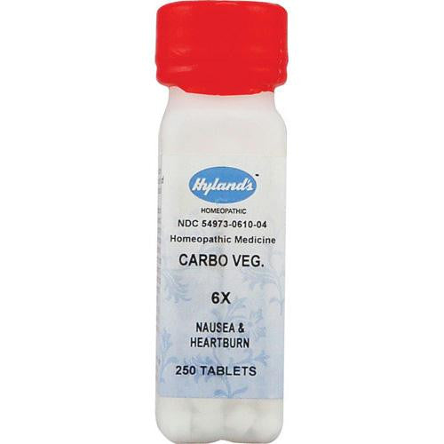 Hylands Homeopathic Carbo Vegetabilis 6X - 250 Tablets