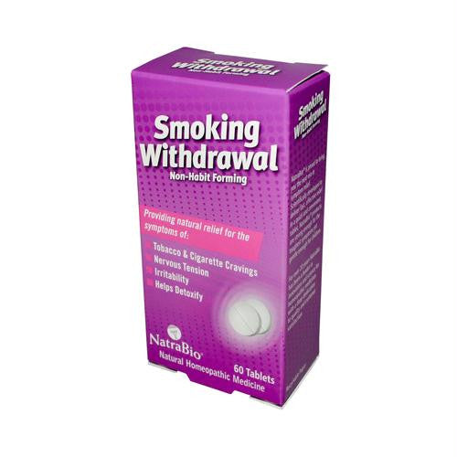 NatraBio Smoking Withdrawl Non-Habit Forming - 60 Tablets