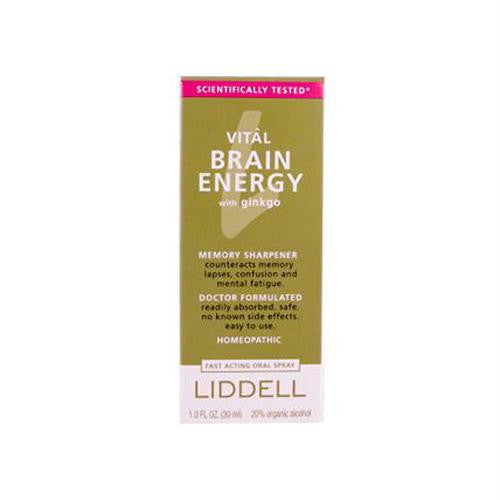 Liddell Homeopathic Brain Energy Spray - 1 fl oz