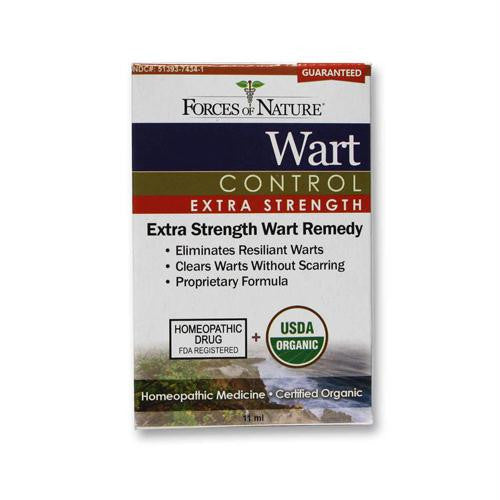 Forces of Nature Organic Wart Control - Extra Strength - 11 ml