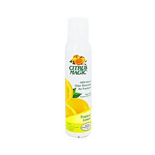 Citrus Magic Tropical Lemon Air Freshener-Non-Aerosol Spray - 3.5 oz - Case of 6