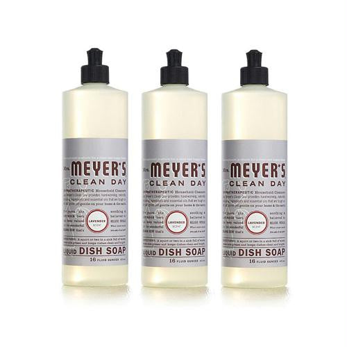 Mrs. Meyers Liquid Dish Soap - Lavender - Case of 6 - 16 oz