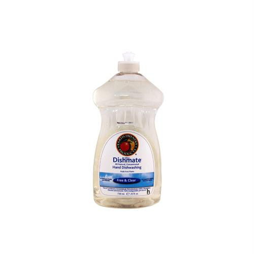 Earth Friendly Dishmate - Free and Clear - Case of 6 - 25 fl oz