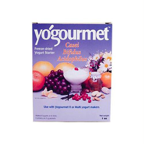 Yogourmet Yogurt Starter with Probiotics - 5 g Each - Pack of 6