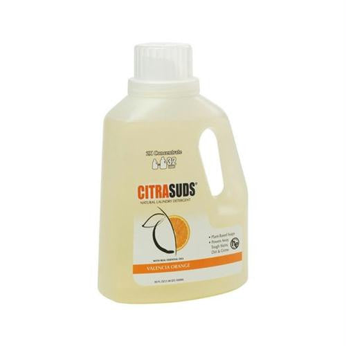 CitraSolv Citra Suds Liquid Laundry Detergent - Valencia Orange - Case of 6 - 50 oz