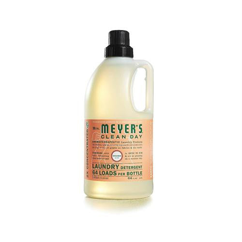 Mrs. Meyers 2X Laundry Detergent -Geranium - Case of 6 - 64 oz