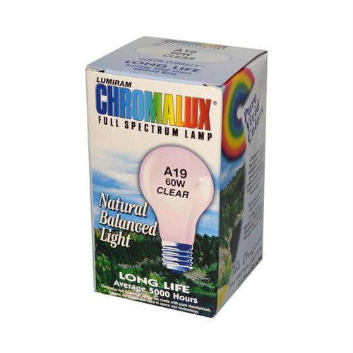 Chromalux Standard Clear Light Bulb - 60 Watt - 1 Bulb