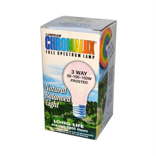 Chromalux Lumiram Full Spectrum 3 Way 50-100-150 watts - Frosted - 1 Light Bulb