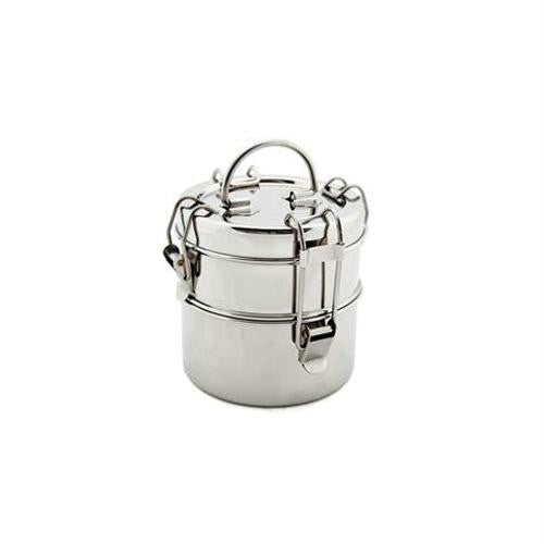 To-Go Ware 2 Tier Snack Stack Stainless Steel Tiffin - Small