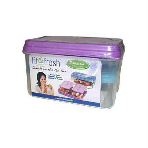 Fit and Fresh Lunch Set with Removable Ice Pack - 1 Container