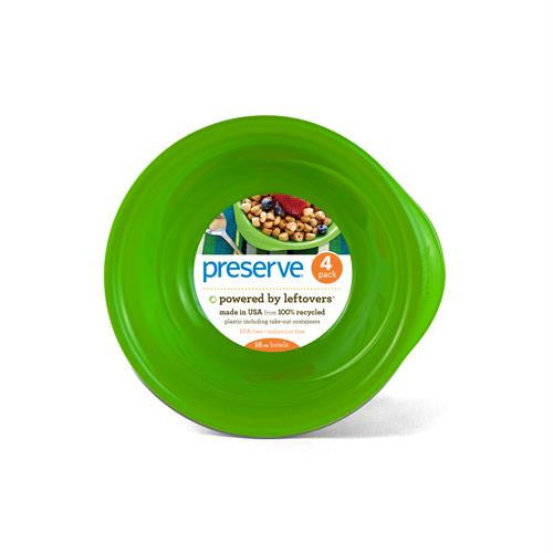 Preserve Everyday Bowls - Apple Green - 4 Pack - 16 oz