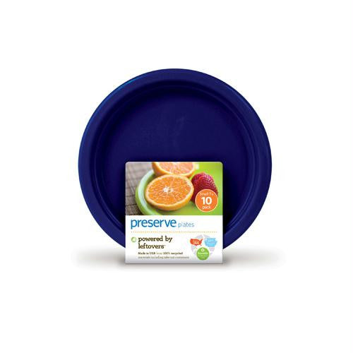 Preserve Small Reusable Plates - Midnight Blue - 10 Pack - 7 in