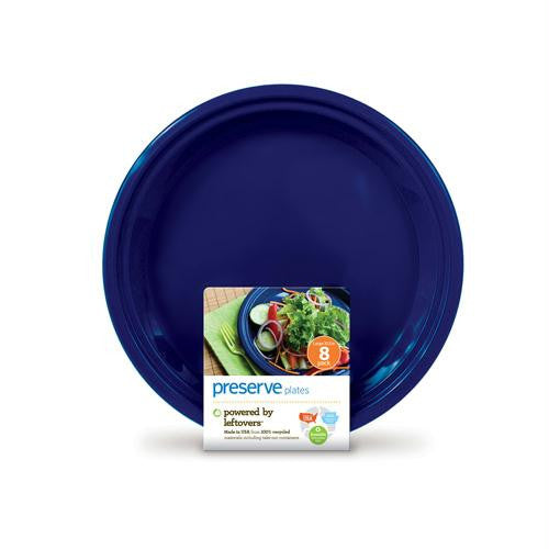 Preserve Large Reusable Plates - Midnight Blue - 8 Pack - 10.5 in