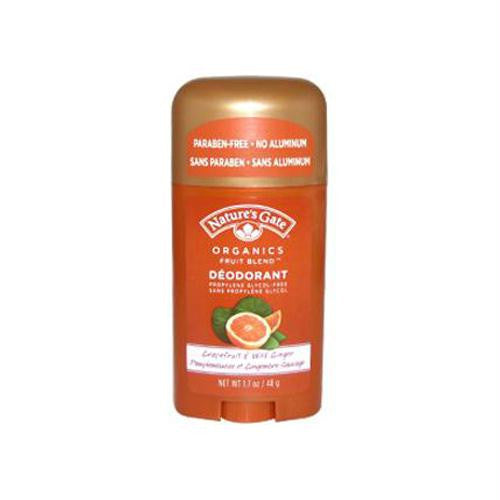 Natures Gate Organics Deodorant Stick Grapefruit and Wild Ginger - 1.7 oz