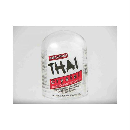 Thai Deodorant Stone Thai Natural Crystal Deodorant Push-Up Stick - 2.125 oz