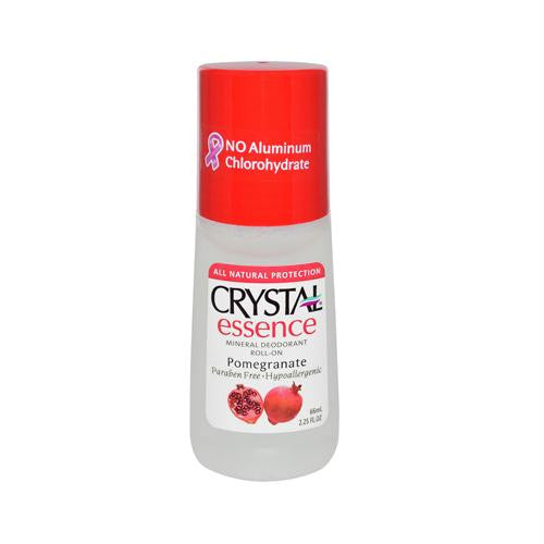 Crystal Essence Mineral Deodorant Roll-On Pomegranate - 2.25 fl oz