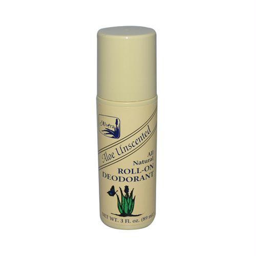 Alvera All Natural Roll-On Deodorant Aloe Unscented - 3 fl oz