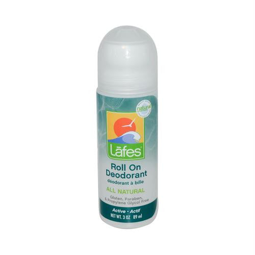 Lafes Natural and Organic Roll On Deodorant - 3 fl oz