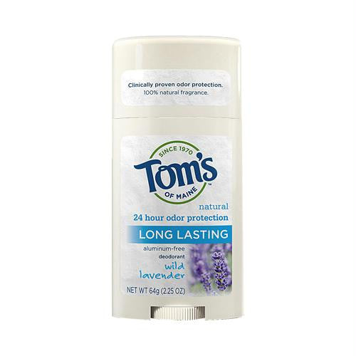 Toms of Maine Natural Long-Lasting Deodorant Wild Lavender - 2.25 oz - Case of 6