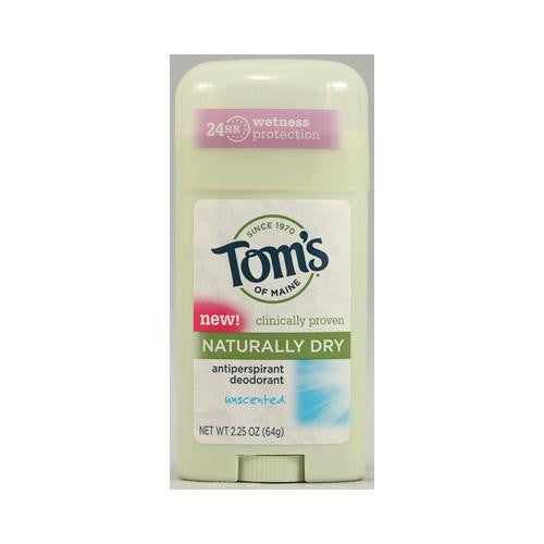 Toms of Maine Womens Antiperspirant Deodorant Unscented - 2.25 oz - Case of 6