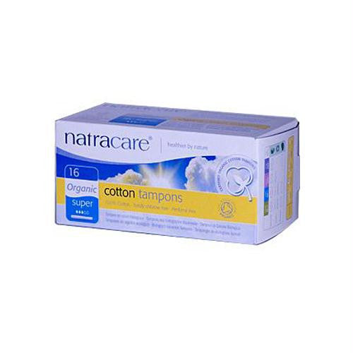 Natracare Organic Cotton Tampons Super - 16 Tampons