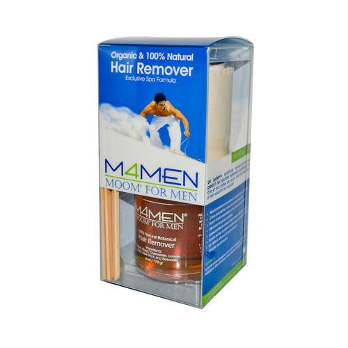 Moom Organic For Men Hair Removal System Kit - 6 oz