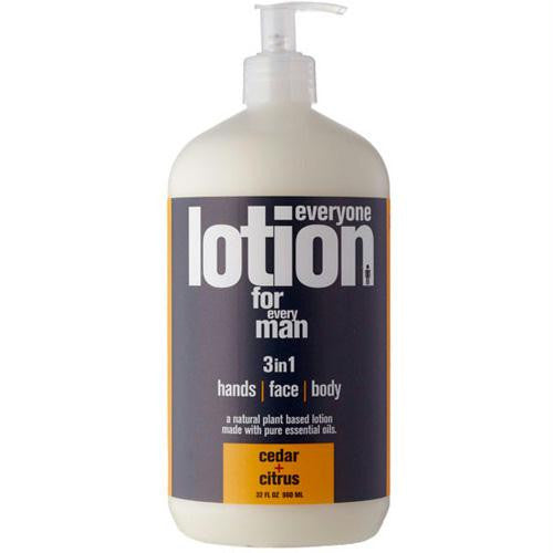 EO Products Everyone Lotion - Men Cedar and Citrus - 32 oz