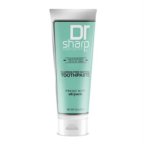 Dr. Sharp Natural Oral Care Toothpaste - Fresh Mint with Green Tea - 3 oz