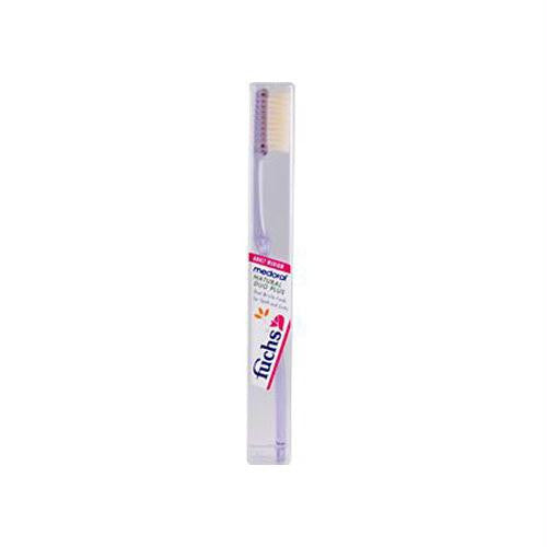 Fuchs Adult Medium Medoral Natural Duo Plus Toothbrush - 1 Toothbrush - Case of 10