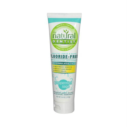 Natural Dentist Fluoride Free Toothpaste Pepperrmint Sage - 5 oz