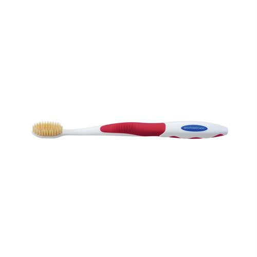 Mouth Watchers Antibacterial Adult Toothbrush Display Case - Red - Case of 20