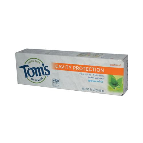 Toms of Maine Cavity Protection Toothpaste Spearmint - 5.5 oz - Case of 6