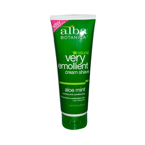 Alba Botanica Moisturizing Shave Cream Aloe Mint - 8 fl oz