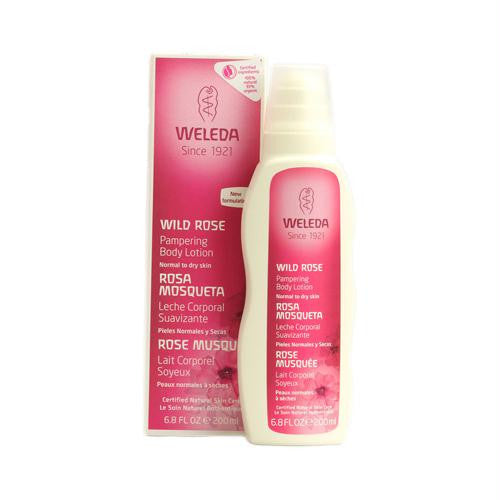 Weleda Pampering Lotion Normal to Dry Skin Wild Rose - 6.8 fl oz