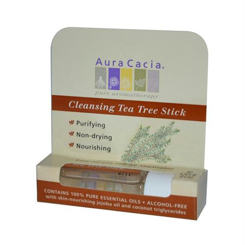 Aura Cacia Cleansing Stick Tea Tree - 0.29 fl oz - Case of 6