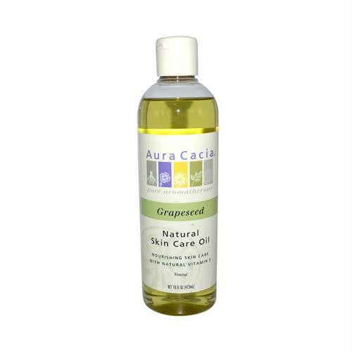 Aura Cacia Natural Skin Care Oil Grapeseed - 16 fl oz