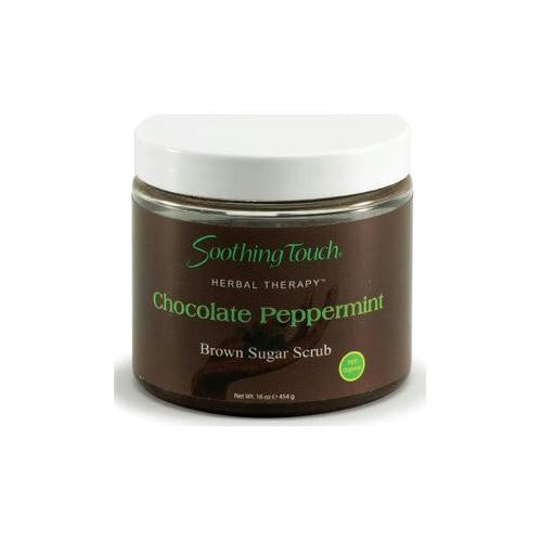 Soothing Touch Brown Sugar Scrub - Chocolate-Peppermint - 16 oz