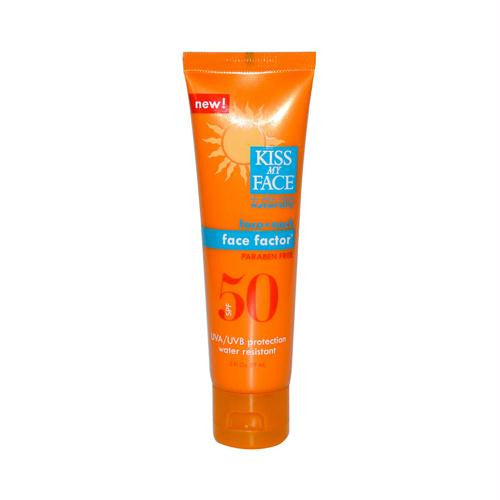 Kiss My Face Sunscreen Face Factor SPF 50 - 2 fl oz