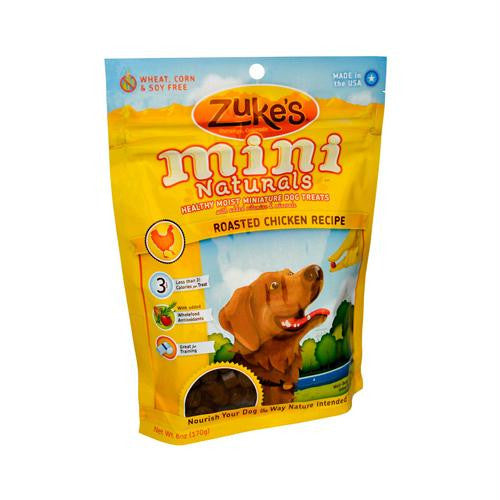 Zukes Mini Naturals Dog Treats Chicken - 6 oz