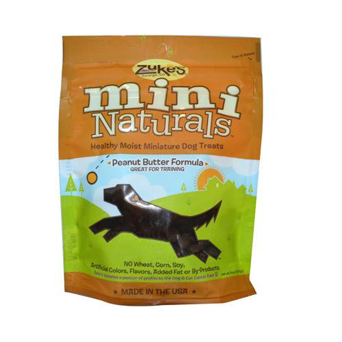 Zukes Mini Naturals Dog Treats Peanut Butter - 6 oz