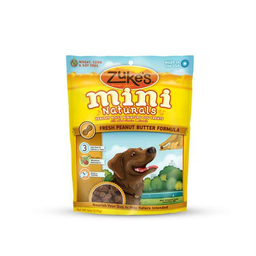 Zukes Mini Naturals Dog Treats Peanut Butter - 16 oz